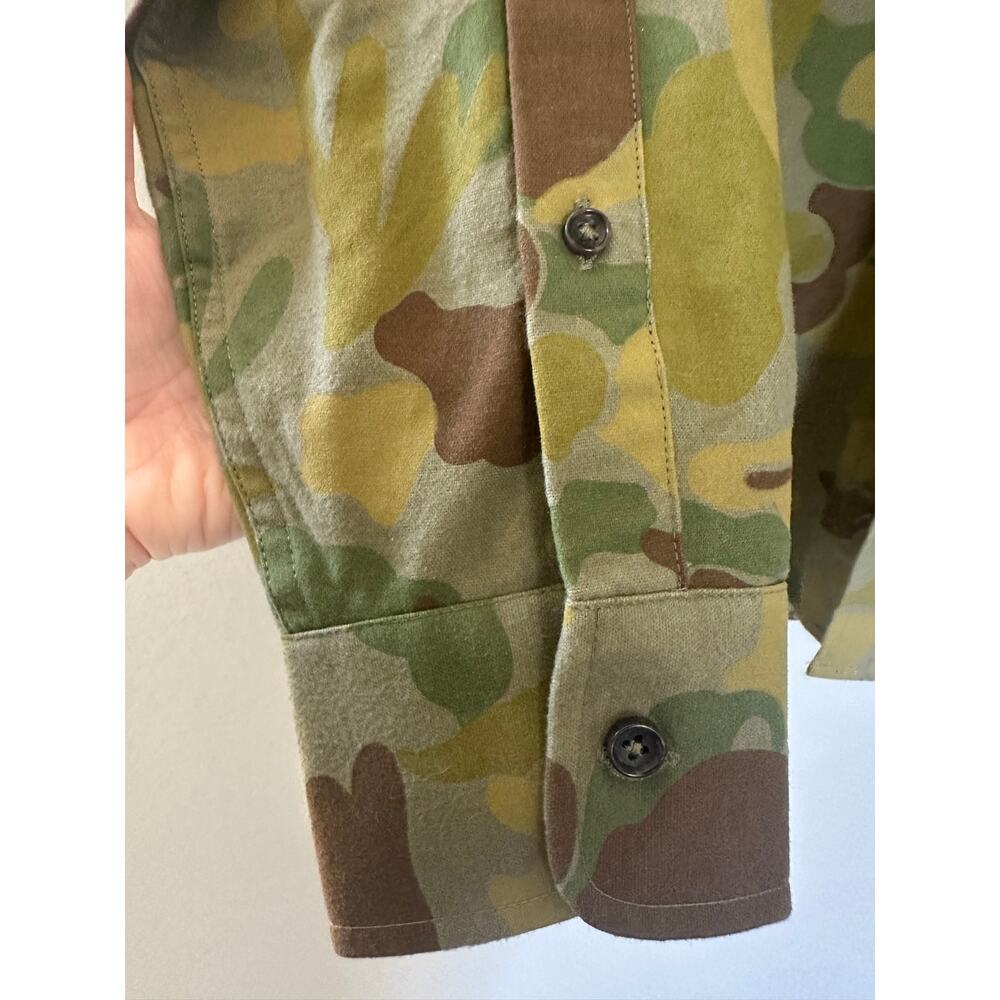 Taylor Stitch Yosemite Camo Shirt Button Down Flannel size 38 / SMALL - Picture 5 of 11
